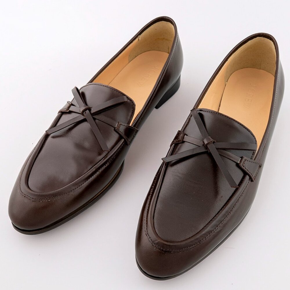 J. Crew Academy Loafers | in leather | Color: Bittersweet Chocolate | size 8 1/2